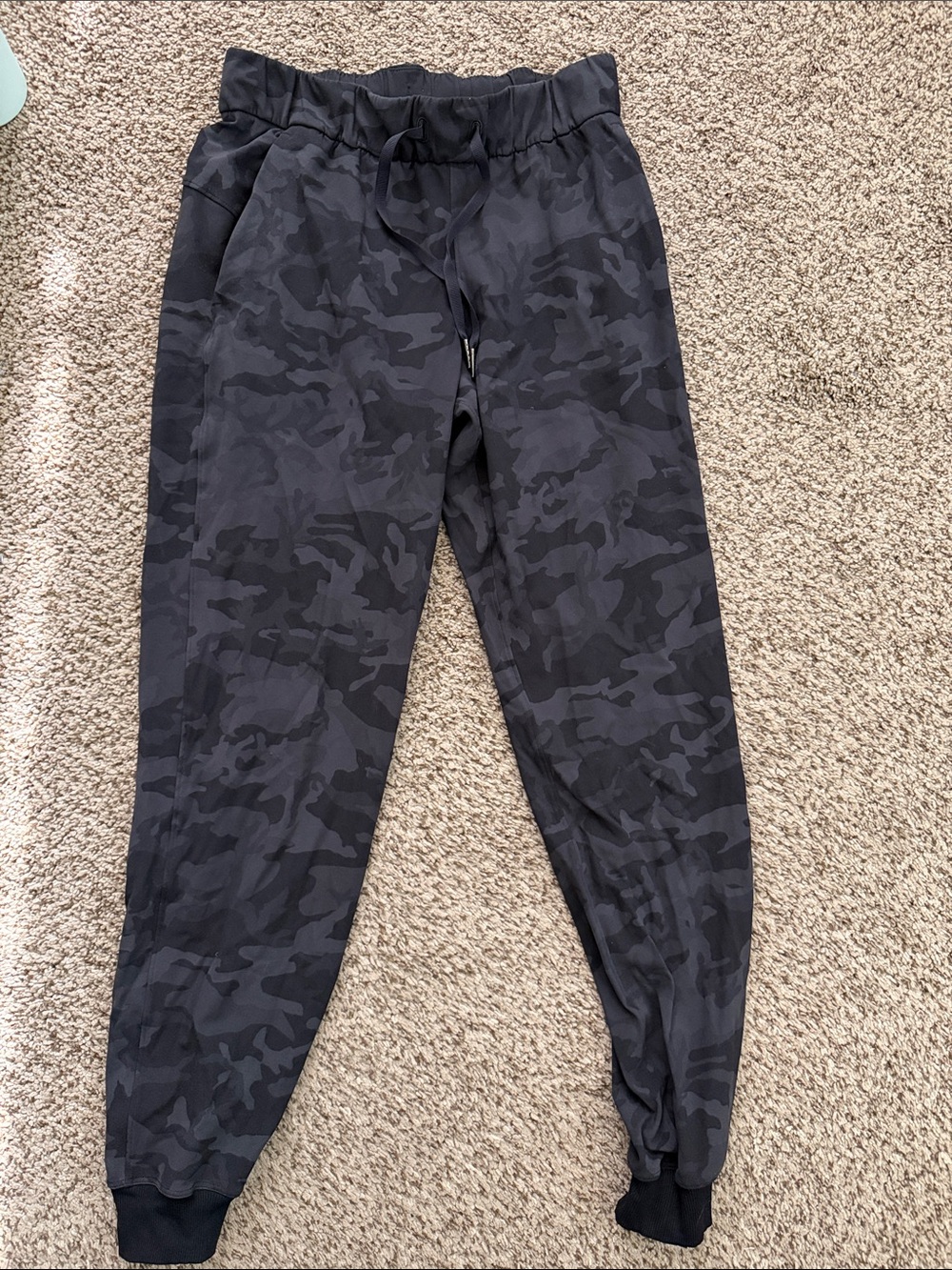 Black lululemon Camo Jogger Pants